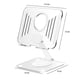 thumbnail image 2 of Soporte de escritorio acrílico plegable ajustable para Samsung Xiaomi Huawei hasta 13 pulgadas, 2 of 8