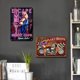 thumbnail image 3 of Placa Metal Vintage para Niña Pintura Hierro Rectangular Bar El 30x40cm 2 Uds., 3 of 9