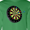 thumbnail image 4 of Inktastic Dart Board Long Sleeve T-Shirt, 4 of 5