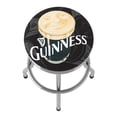 thumbnail image 5 of Guinness Chrome Ribbed Bar Stool, 5 of 9