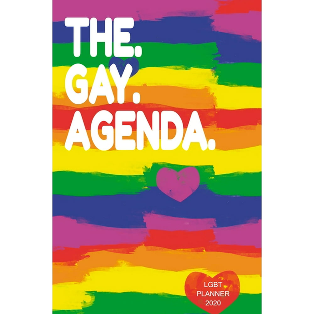 The Gay Agenda Lgbt Planner 2020 Gay Pride Agenda Funny Lgbt