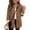 Coffee-#006, variant on Women's Leopard Print Waffle Knit Shacket Loose Fit Button Down Shirt Long Sleeve Collared Top with Chest Pocket Casual Fall Shirt Jacket,Army Green XL