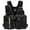Black & White, variant on Fishing Multiple Pockets Floatation Vest Adults Waistcoat