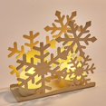 thumbnail image 3 of Candelabro de Navidad Macarena Centro de mesa Candelabro de hierro 12,1 cm x 4,8 cm x 11,7 cm, 3 of 7