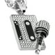 thumbnail image 2 of Cadena de hip hop, micrófono de hip hop, joyería para el cuello, casete, collar estético, 2 of 6