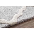 thumbnail image 5 of Nuloom 6' x 9' Hand Hooked Marrakech Trellis Rug in Light Gray, 5 of 5