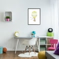 thumbnail image 2 of The Kids Room by Stupell Cute Cartoon Giraffe In Hot Air Balloon Zoo Animal Painting Framed Giclee Texturized Art by Studio Q by Studio Q, 2 of 7