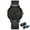 Black, variant on Fashion Mens Slim Watches Ultra Thin Cool Quartz Watch Men Date Mesh Strap Waterproof Dress Watch Black Relogio Masculino