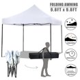 thumbnail image 1 of FDW 10 X 10' Pop Up Canopy Tent Backpack, Party Tent Ez Up Canopy Sun Shade Wedding Instant Folding Protable Better Air Circulation Outdoor, White, 1 of 7