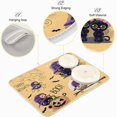 thumbnail image 4 of FREEAMG Halloween Décor Dish Drying Mat - 18 x 24inch- Extra Large Microfiber Dish Drying Mat, Dish Draining Mat, Counter top Mat, Cute Halloween Owl, 4 of 7