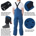 thumbnail image 5 of Alpine Swiss Mens Insulated Snow Bib Overalls Waterproof Ski Snowboard Pants, 5 of 7
