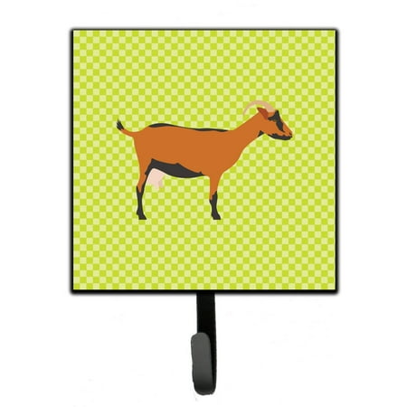 

Carolines Treasures BB7714SH4 Oberhasli Goat Green Leash or Key Holder 7Hx4.25W multicolor