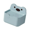 thumbnail image 2 of deevoka Tissue Holder Bathroom Storage Rack Shelf Tissue Box for Kitchen Office Bear, 2 of 9