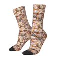 thumbnail image 1 of Fotbe Colorful Seashells Calcetas Largas con Estampado para Hombre y Mujer – Calcetas de Compresión Transpirables y Elásticas, Viajar y Uso Diario Talla 5-11, 1 of 6