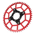 thumbnail image 4 of Plato y adaptador BCD 52T 104, aleación de aluminio, accesorios de modificación de batería de litio para motor Bafang Mid Drive, color rojo, 4 of 14