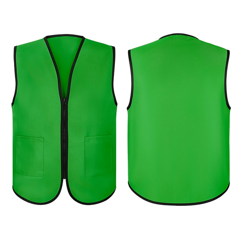 Toptie Supermarket Uniform Vest Zipper Volunteers Event Vest