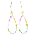 thumbnail image 4 of SHOWERORO 2Pcs Beaded Phone Lanyards for Women with Bag Ornament Feature 16x2cm, 4 of 8