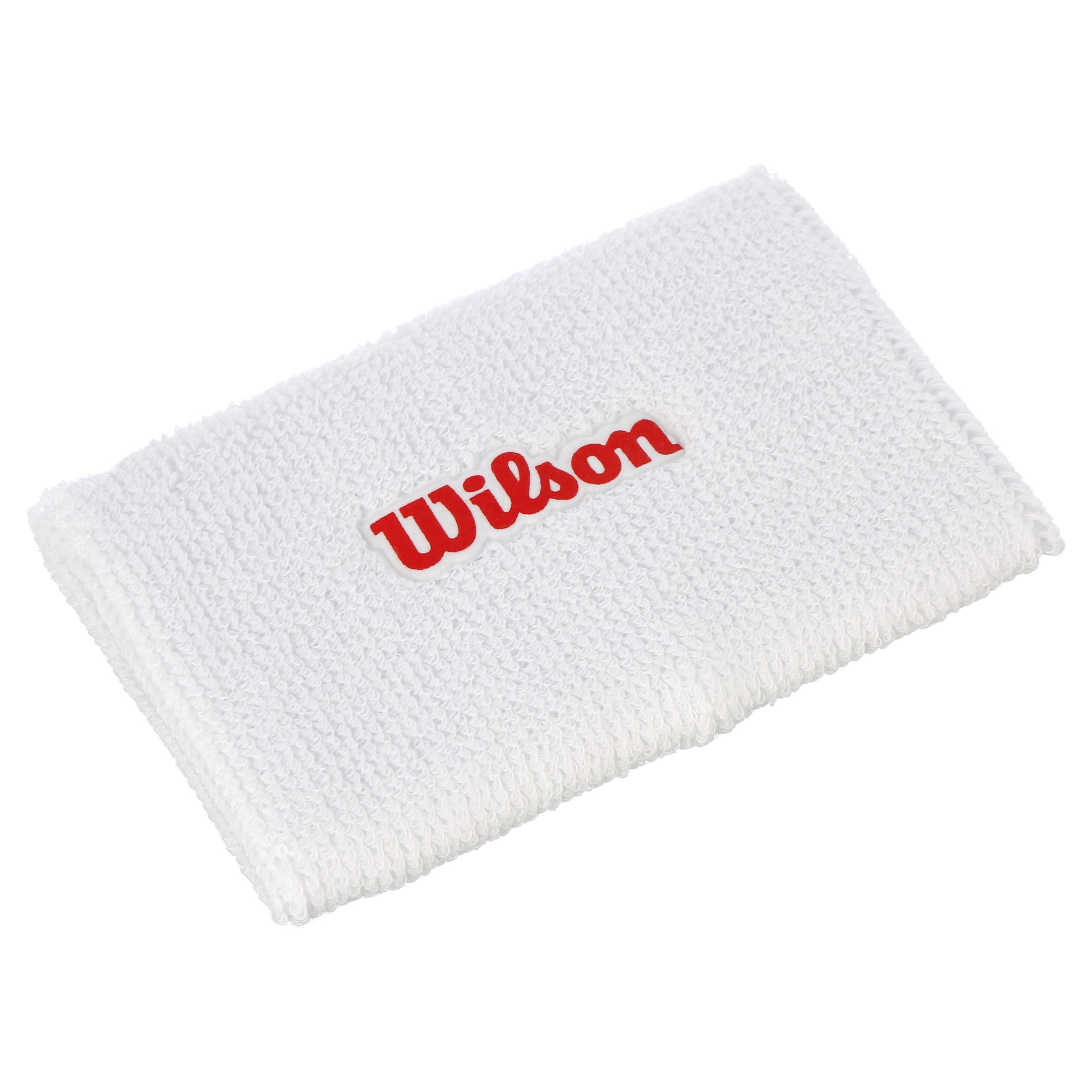 (2 pack) Wilson Adult Stretchable Sports Sweatband, White, 1 Count