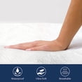 thumbnail image 4 of Delara 2 Inch Gel Infused Memory Foam Mattress Topper with Cooling Cover, Certipur-US Certified High-Density Cooling, Ventilated Design for Better Airflow, Memory Foam Mattress Toppers & Cooling Cover, 4 of 5