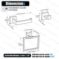 thumbnail image 2 of Juego de Accesorios de baño toallero Soporte para Papel higiénico 2 Ganchos para Bata Acero Inoxidable Montaje en Pared Acero Cepillado, 2 of 9