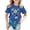 Blue#3, variant on Girls Short Sleeve Shirts Summer Casual Girls Summer Tops 9-10 Crewneck Loose Fit T-Shirts Printed Cotton Tops Graphic Tees Size 6-7 Years,Blue#3