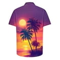 thumbnail image 4 of GERsome Men's Hawaiian Shirts Short Sleeves Floral Button Down Summer Beach Tropical Vacation Shirts S-5XL, 4 of 5