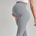 thumbnail image 6 of akafmk Maternity Clothes, Maternity Leggings Stretchy Yoga Pants Butt Lifting High Waist Soft Pregnancy Pants for Workout Gym Sports, Size M, 6 of 6