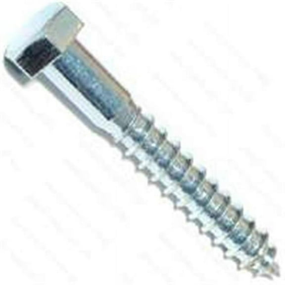 MIDWEST FASTENER 01316 Lag Screw 3/8 in Thread 2-1/2 in OAL Zinc