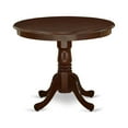 thumbnail image 2 of 5Pc Dining Set - 36" Round Table & 4 Wood Chairs - Eclectic Style, 2 of 5