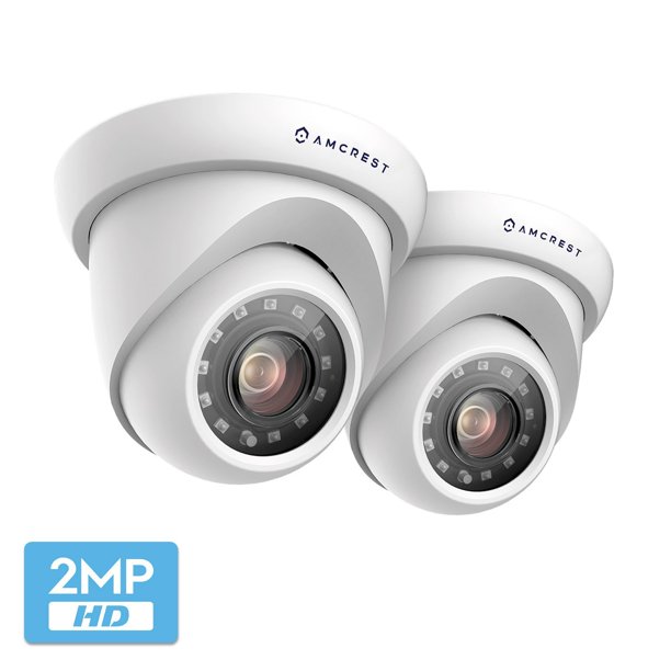 2-Pack Amcrest UltraHD 2MP Outdoor Camera Dome Analog ...