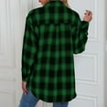 thumbnail image 6 of RYDCOT Womens Button Down Plaid Shirts Long Sleeve Blouse Oversized Boyfriend Shirts with Pockets Collared office Work Blouses Tops Sale or Clearance, 6 of 6