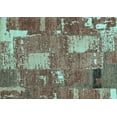 thumbnail image 1 of Ahgly Company Indoor Rectangle Patchwork Light Blue Transitional Area Rugs, 8' x 10', 1 of 4