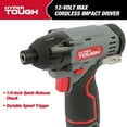 Hyper Tough 12V Max* Cordless 2Tool Drill and Impact Driver Combo Kit