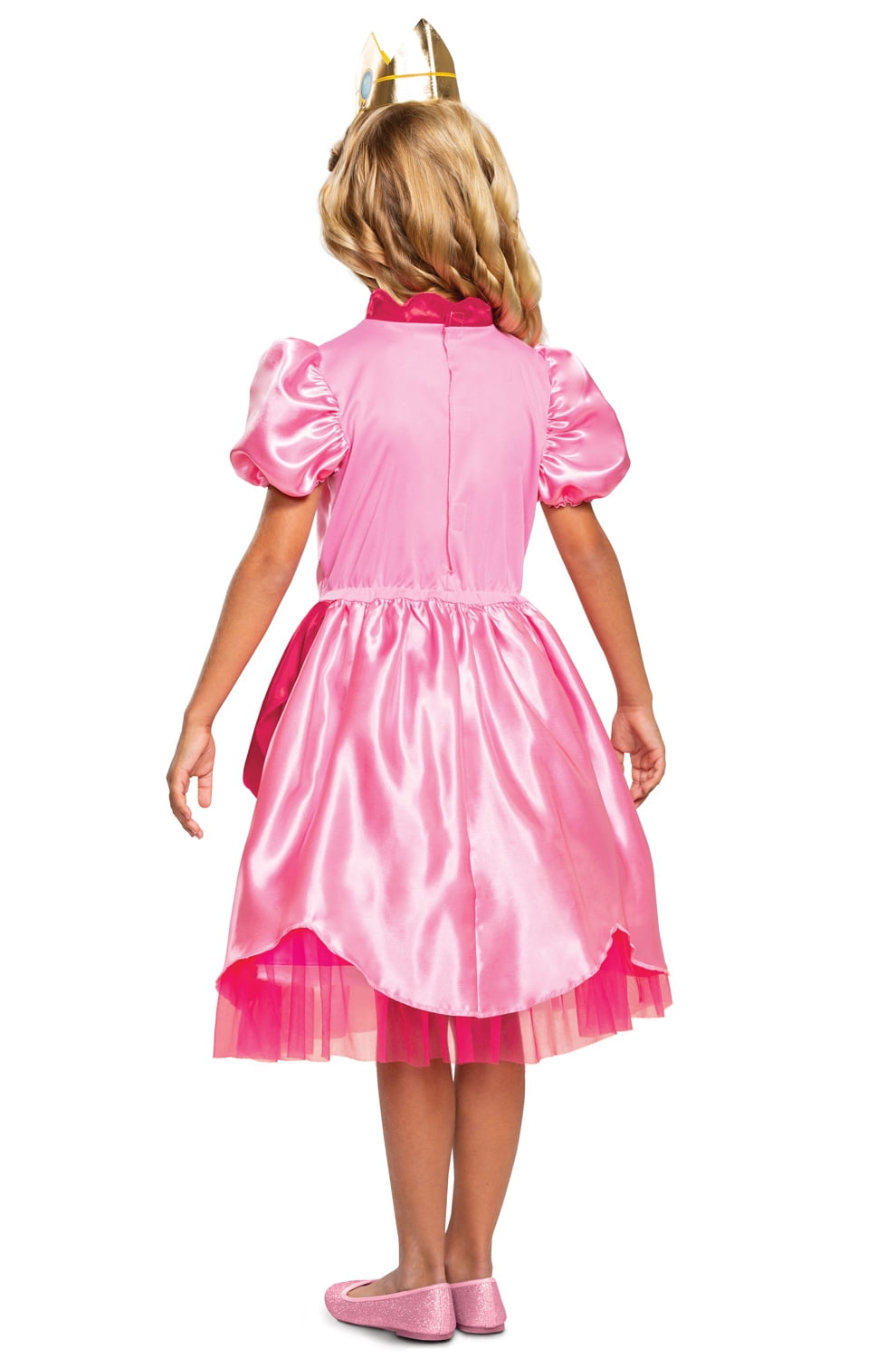 Disguise Girls' Princess Peach Costume - Size 10-12