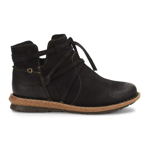 Bota BORN Tarkiln para Mujer en Cuero Negro Desgastado Talla 8 US