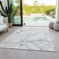 thumbnail image 5 of Addison Rugs Chantille Indoor/Outdoor Transitional Watercolors Ivory Washable Rectangle Rug, 8' x 10', 5 of 5