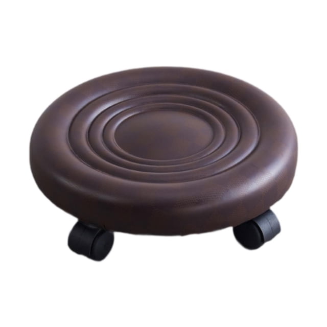 Luzkey Tabouret Roulant Bas avec Roulettes Pivotantes pour Manucure Mécanique Sport Sourcils