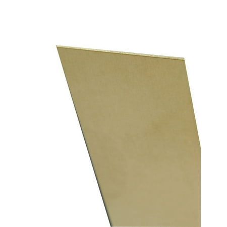K&S Metal Sheets - Brass, 6" x 12", 0.064" Thick