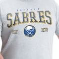 thumbnail image 5 of Men's G-III Sports by Carl Banks  Gray Buffalo Sabres Adaptive Classic Team Graphic T-Shirt, 5 of 6