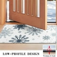 thumbnail image 3 of Blue Christmas Snowflake Pattern Door Rugs,Washable Non Slip Door Mats Indoor,Decorative Door Mats,Entry Mat Indoor for Entrance,Bedroom,Kitchen,Bathroom,17"x30", 3 of 6