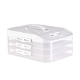 thumbnail image 3 of Caja de bolas de hervida congelada Bandeja organizadora de alimentos Caja de almacenamiento de bolas de hervida para comedor Restaurante Blanco perfecl Contenedores de almacenamiento de bolas de masa hervida, 3 of 8