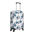 thumbnail image 3 of Fotbe Lilies Flowers Luggage Cover Protector,Suitcase Protector,Scratch and Dirt Resistant,Fits 18-32 Inch Luggage-Large, 3 of 9