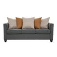 thumbnail image 5 of American Furniture Classics Model 8-010-A238V1 Woven Charcoal Scatter Back Sofa, 5 of 10