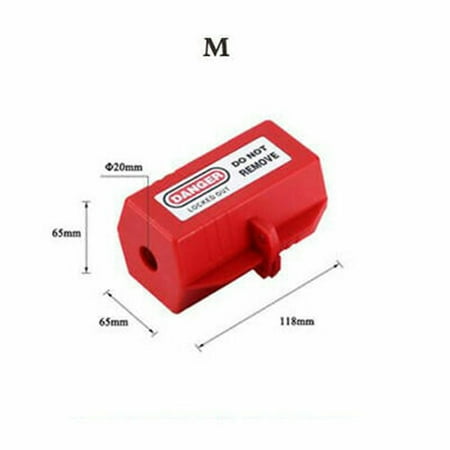 

RANMEI Plastic Tag Out Device Safety Tools Electrical Plug Lockout Box