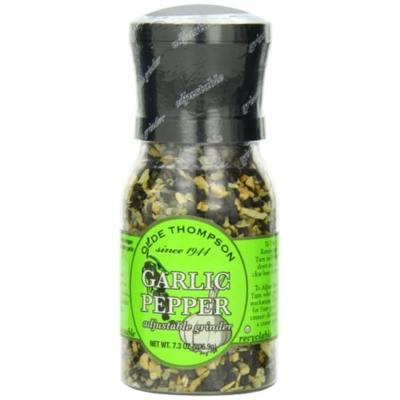 olde thompson garlic pepper, 7.3-ounce grinders (pack of 2)
