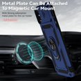 thumbnail image 4 of Estuche GANGXUN para iPhone X/Xs, soporte giratorio 360°, estilo mecánico y magnético, 4 of 5