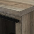 thumbnail image 2 of Walker Edison Sliding Barn Door Accent Cabinet, Grey Wash, 2 of 9