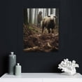 thumbnail image 4 of Nawypu Jesus and Lamb Canvas Wall Art Jesus Running After Lost Lamb Picture Wall Art Canvas Print Christian Home Decor 16x20 inch (Without Text), 4 of 4