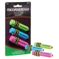 thumbnail image 1 of TICONDEROGA (6 PK) PENCIL SHAPED NEON ERASERS, 1 of 1
