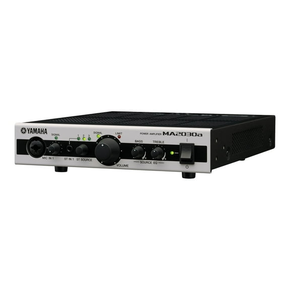 Yamaha MA2030a Amplifier - 60 W RMS - 2 Channel - 0.2% THD - 20 Hz to 20 kHz - 30 W - Ethernet